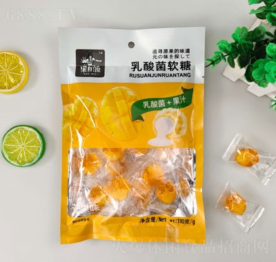 果自源芒果味乳酸菌軟糖110g