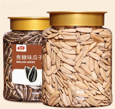 蜜贊焦糖味瓜子葵花籽年貨零食食品原味多味袋裝瓜子