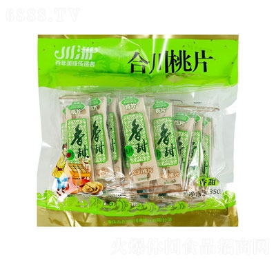 川洲合川桃片特產(chǎn)匠心香甜味350g休閑食品