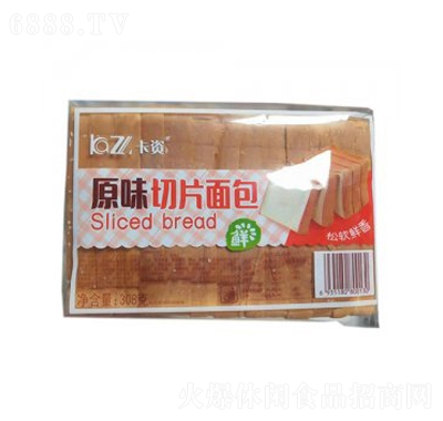 卡資原味切片面包308g休閑食品網(wǎng)紅零食課間小吃