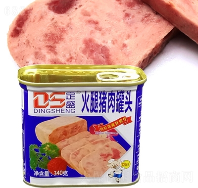 飄香遠(yuǎn)大定盛340g火腿豬肉午餐肉罐裝垂釣郊游開蓋即食