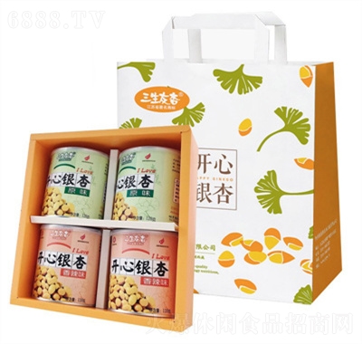 三生友杏杏仁開(kāi)心果休閑食品堅(jiān)果480克