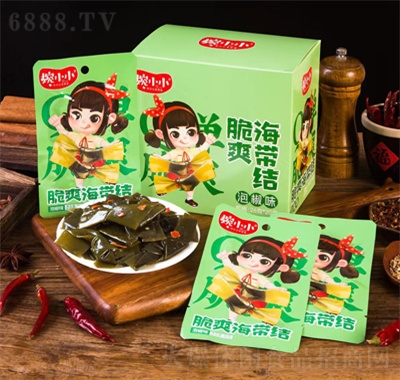 婉小小脆爽海帶結(jié)泡椒味26gX20包