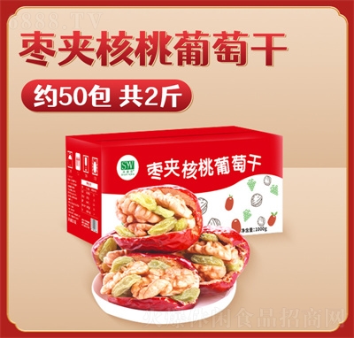 益農(nóng)紅棗夾核桃仁禮盒夾心干貨零食休閑食品