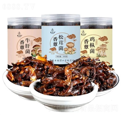 東巴客云南特產(chǎn)油雞樅菌牛肝菌松茸菌下飯菜拌面瓶食品