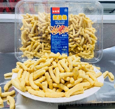 旺財(cái)狗盒裝膨化食品魷魚條魷魚味